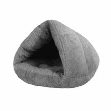 Load image into Gallery viewer, Cat Bed Cave Hooded Puppy Bed