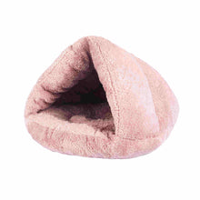 Load image into Gallery viewer, Cat Bed Cave Hooded Puppy Bed
