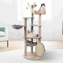 Load image into Gallery viewer, 56 Inch Cat Tree Tower Cat Furniture