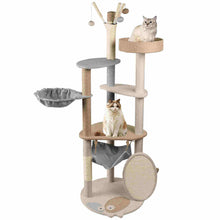 Load image into Gallery viewer, 56 Inch Cat Tree Tower Cat Furniture