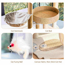Load image into Gallery viewer, 56 Inch Cat Tree Tower Cat Furniture