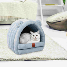 Load image into Gallery viewer, Pet Cave Bed Sleeping House Tent Kennel