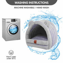 Load image into Gallery viewer, Pet Cave Bed Sleeping House Tent Kennel