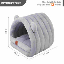 Load image into Gallery viewer, Pet Cave Bed Sleeping House Tent Kennel