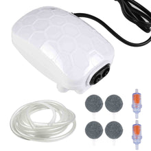 Load image into Gallery viewer, Dual Outlet Aquarium Air Pump Fish Tank Aerator Oxygen Pump