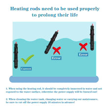 Load image into Gallery viewer, 25-300W Aquarium Heater Fish Tank Heater with Cover Guard