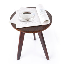 Load image into Gallery viewer, RêveLife Side Table Wood Round Sofa Tables Easy Assembly for Living Room Balcony Bedroom Office